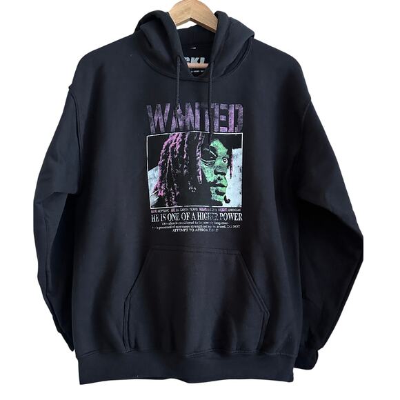 Lucki "Flawless Like Me" Tour Hoodie | Medium NWOT | Wanted Alien Graphic - Picture 1 of 5